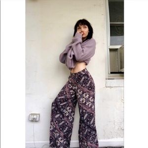 PURPLE PIXIE PALAZZO PANTS